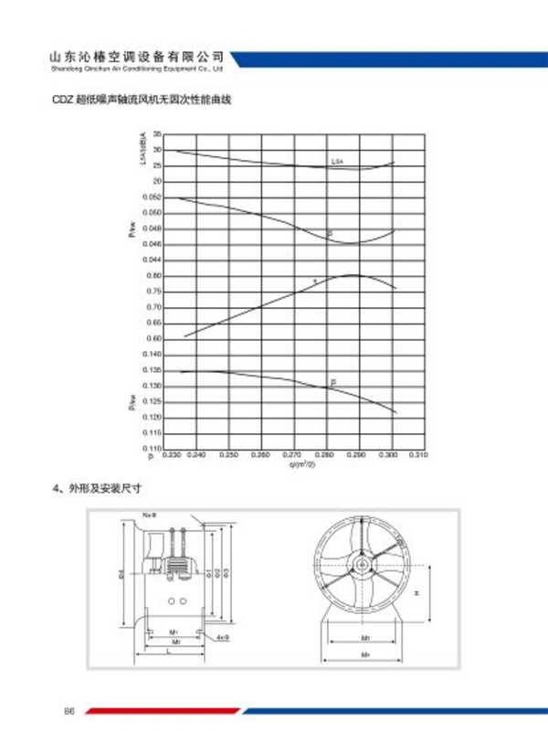 DFBZ系列方形轴流式通风机